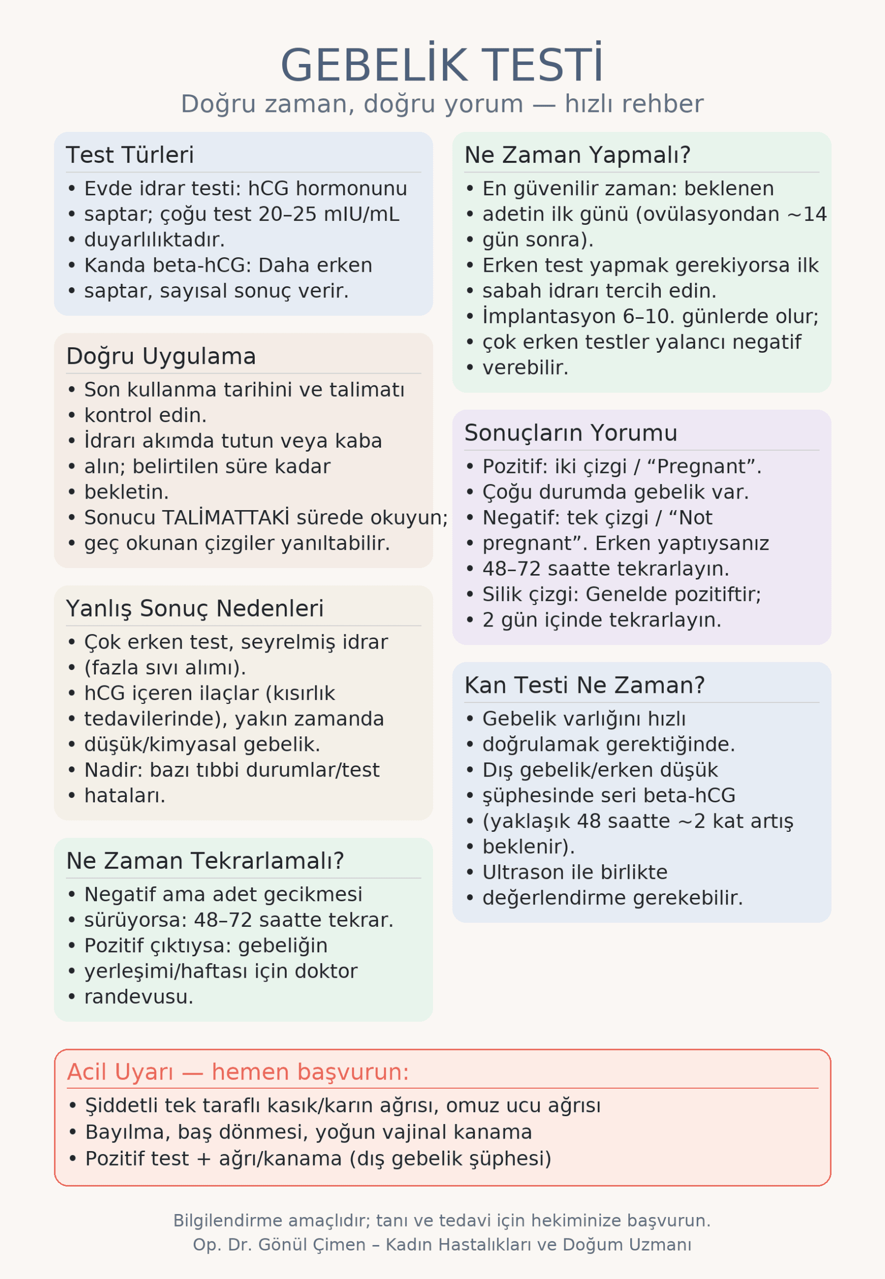 hamilelik testi nasıl yapılır?